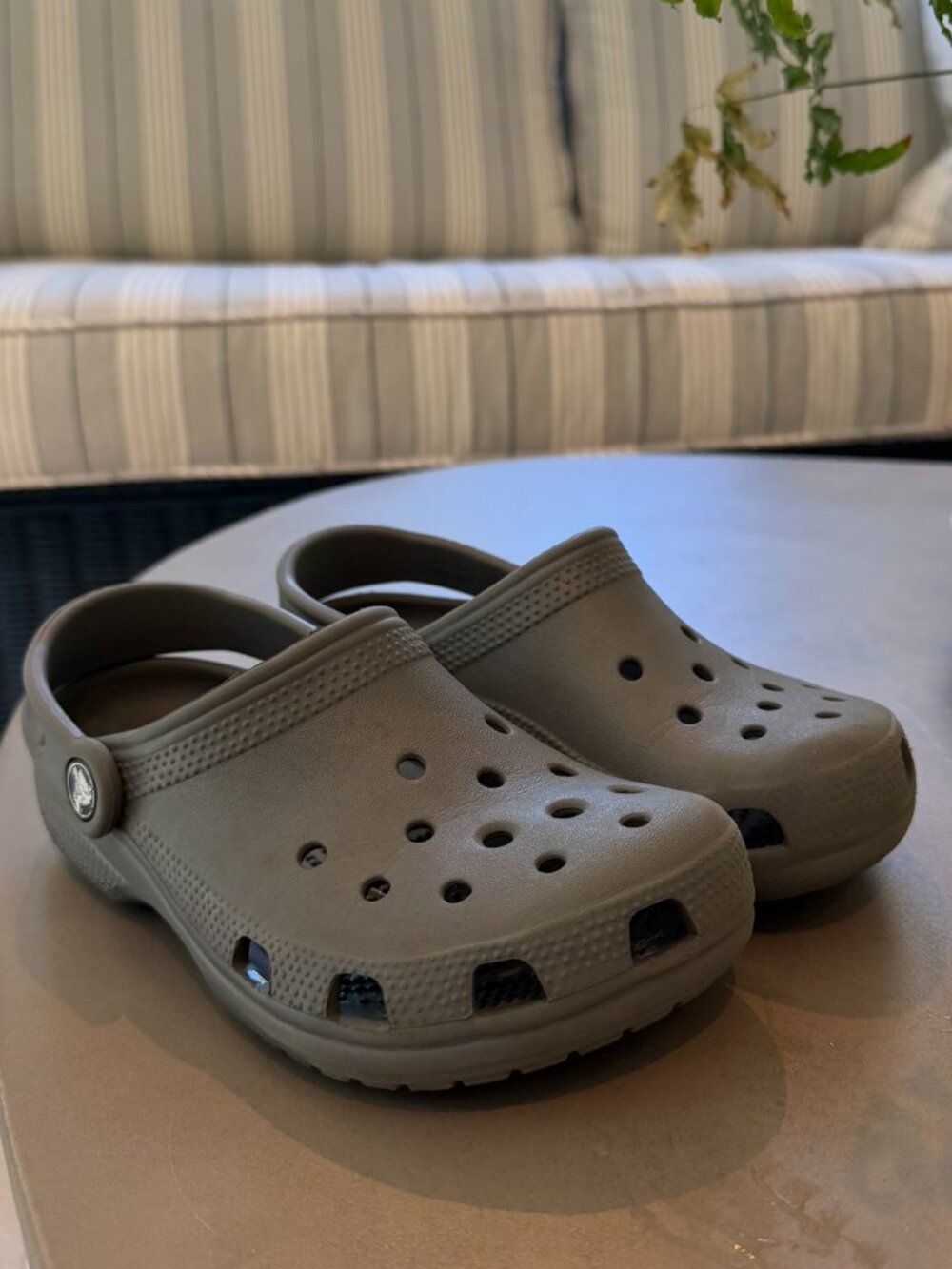 Crocs - Kids' Classic Clog - Size 3 (Slate Gray)